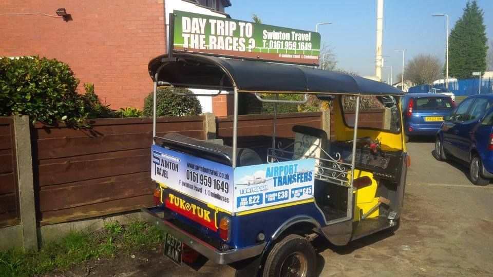 Tuk Tuk With Advertising